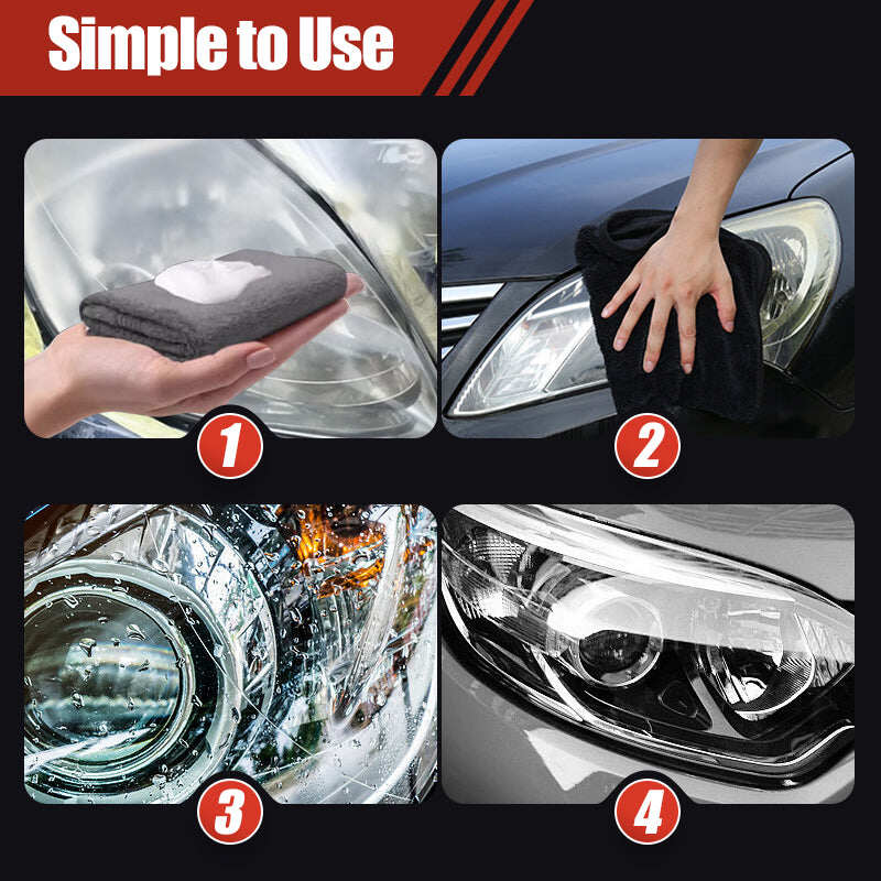 180ml Professional Car Headlight Restorer with Sponge