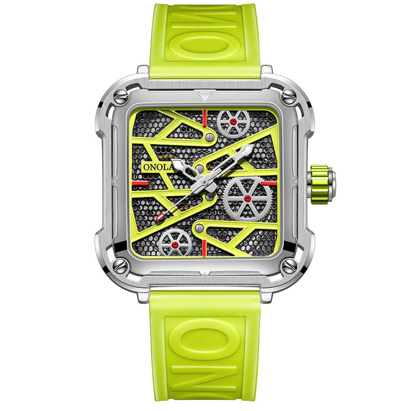 Luxury Men’s Automatic ONOLA Skeleton Watch