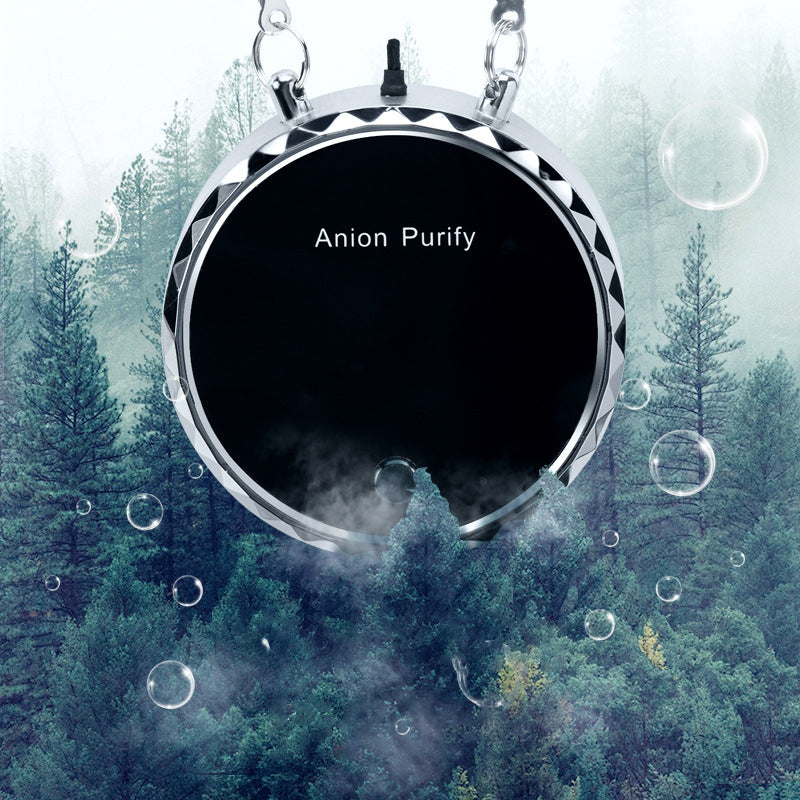 portable wearable air purifier necklace