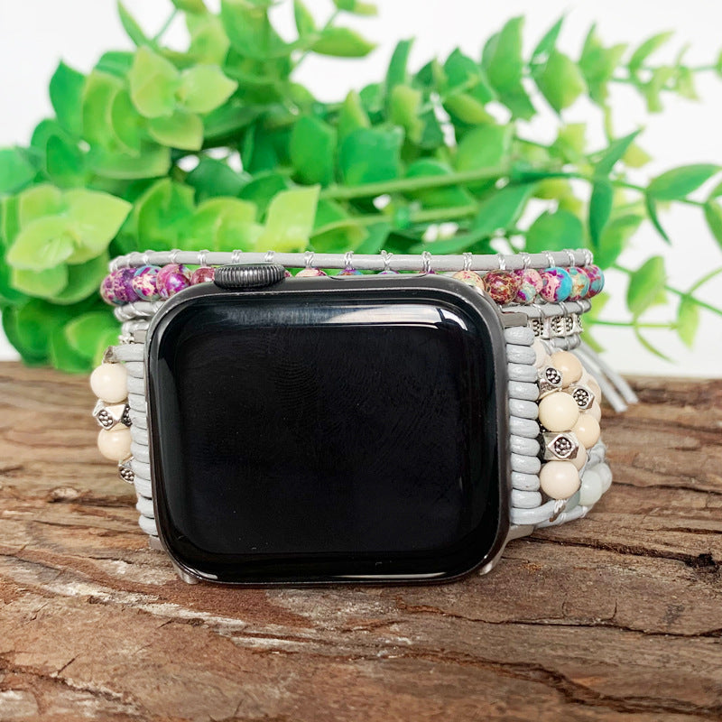 Natural Stone Multi-layer Winding Bracelet Strap