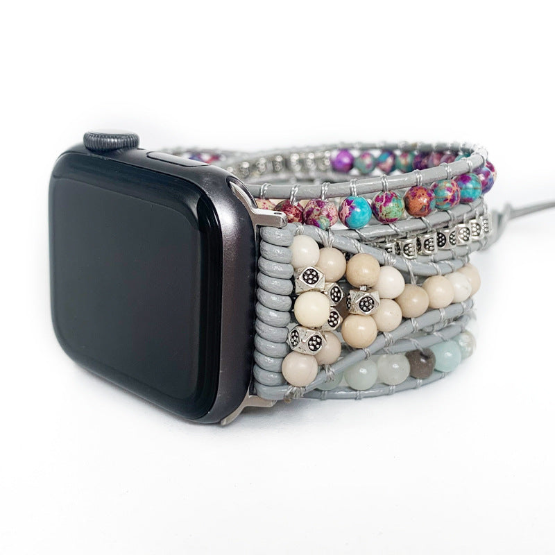 Natural Stone Multi-layer Winding Bracelet Strap