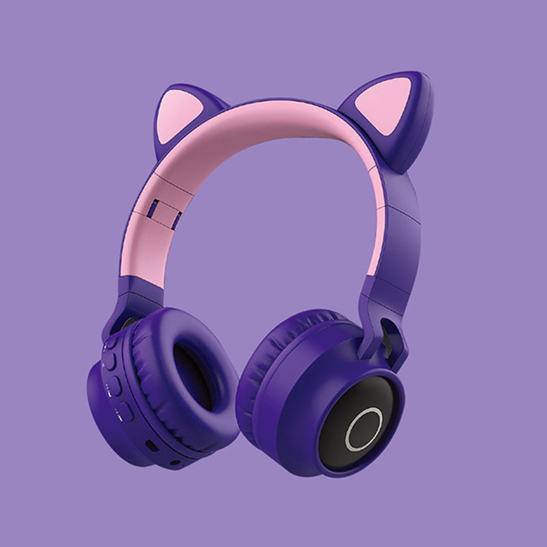 Pink headphones