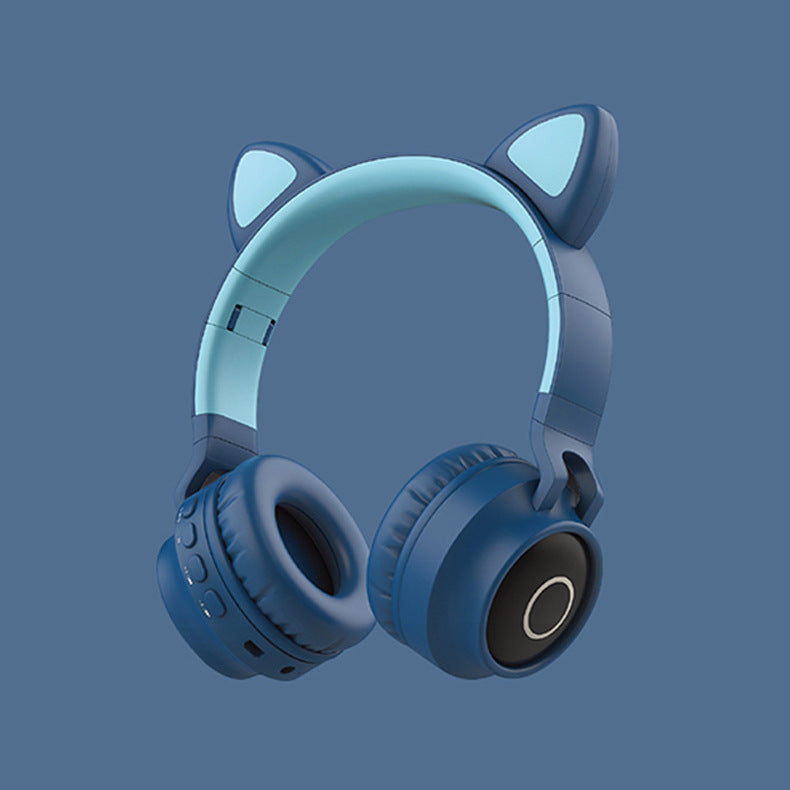 Pink headphones