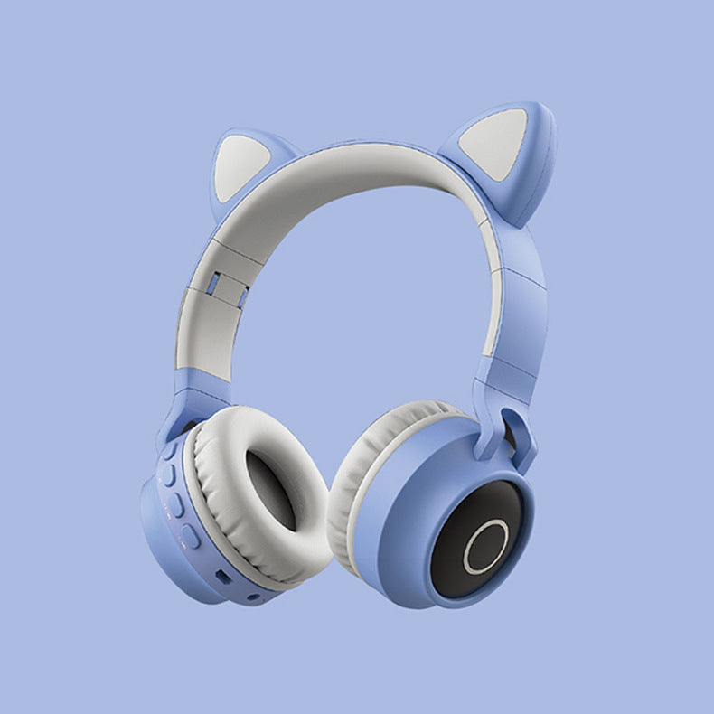 Pink headphones
