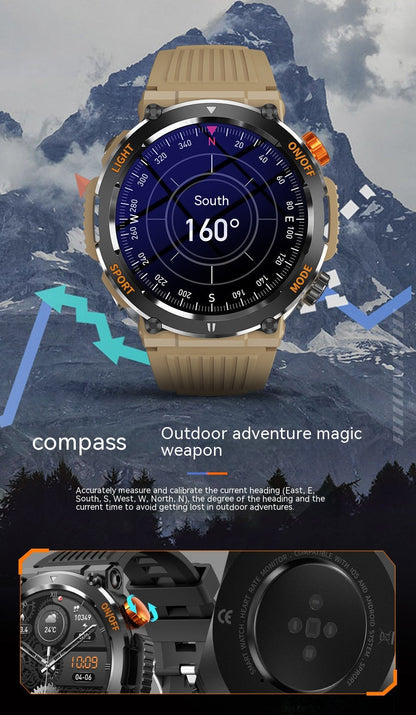 HT17 military-style rugged smartwatch