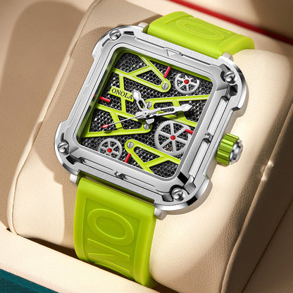 Luxury Men’s Automatic ONOLA Skeleton Watch