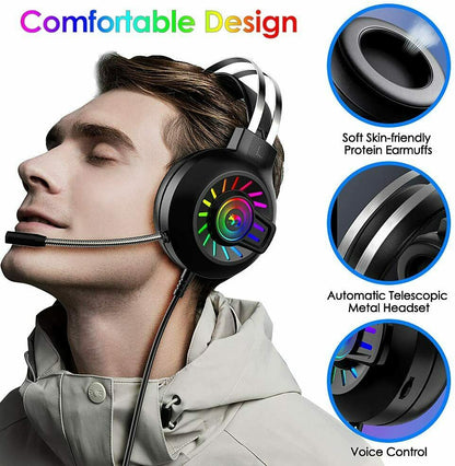 G10 Gaming Headset with RGB lighting.