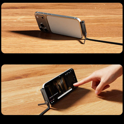 240W Fast Charging Cable with Adjustable Phone Stand