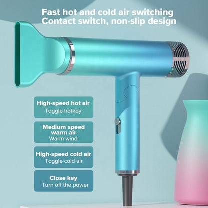 Tricorional hair dryer