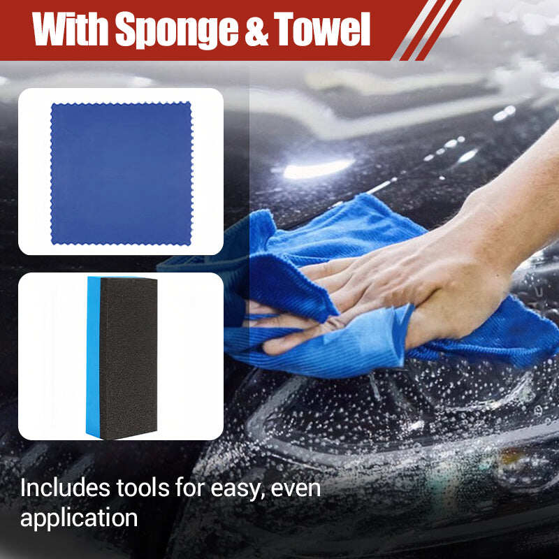 180ml Professional Car Headlight Restorer with Sponge