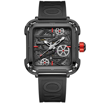 Luxury Men’s Automatic ONOLA Skeleton Watch