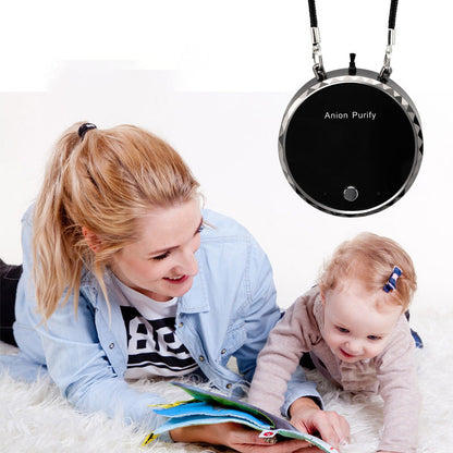 portable wearable air purifier necklace