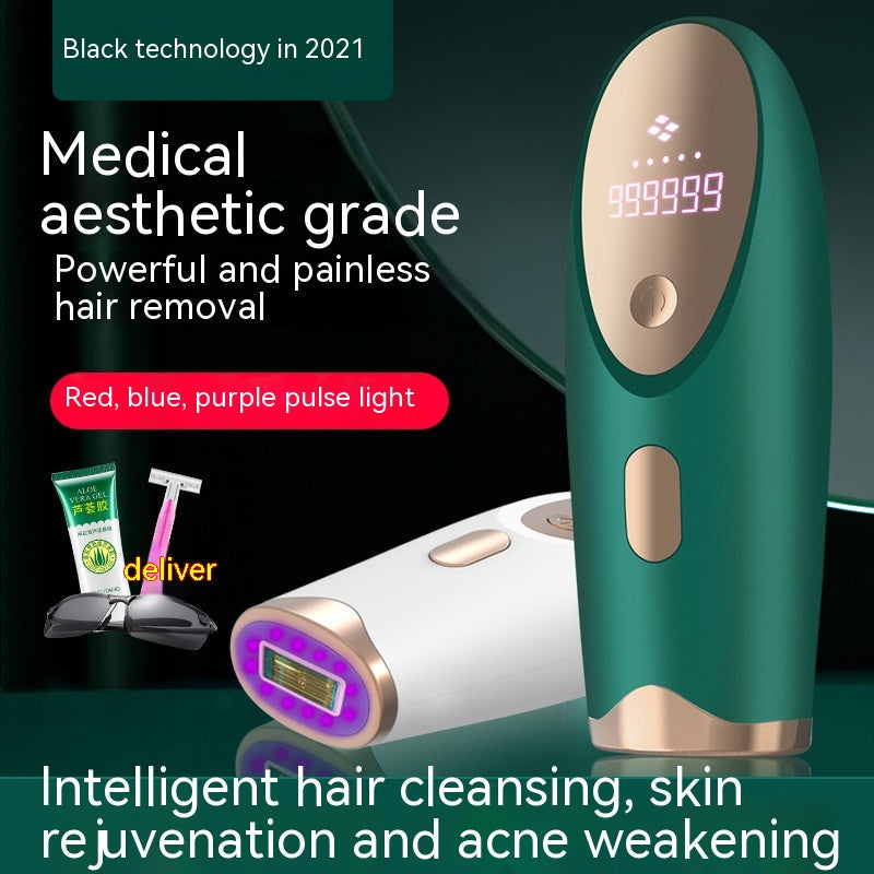 Compact IPL Hair Removal Device for Women