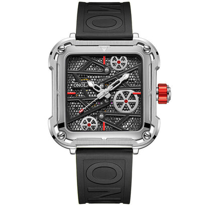 Luxury Men’s Automatic ONOLA Skeleton Watch