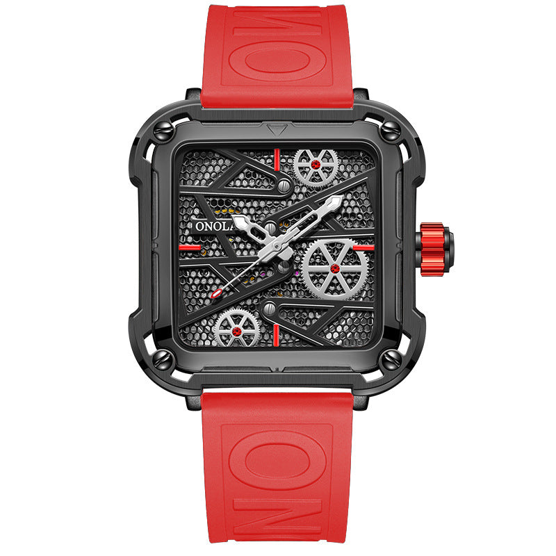 Luxury Men’s Automatic ONOLA Skeleton Watch