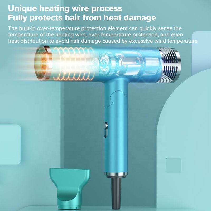 Tricorional hair dryer
