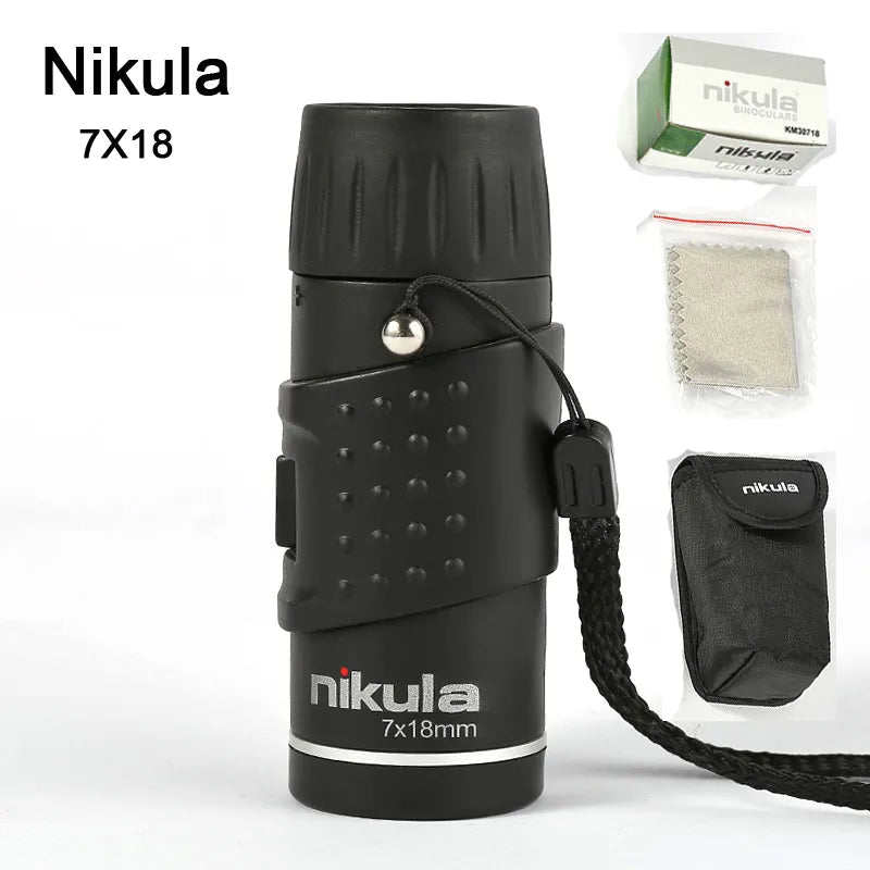 Nikula 7x18mm compact monocular telescope