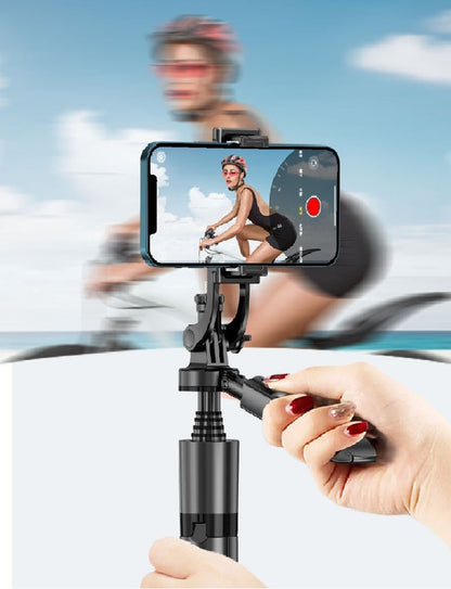 AI Smart Gimbal: 360° Auto Face Tracking Phone Holder.