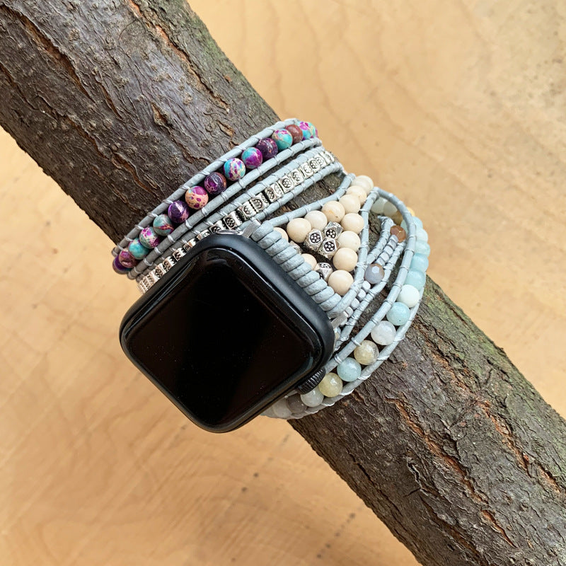 Natural Stone Multi-layer Winding Bracelet Strap