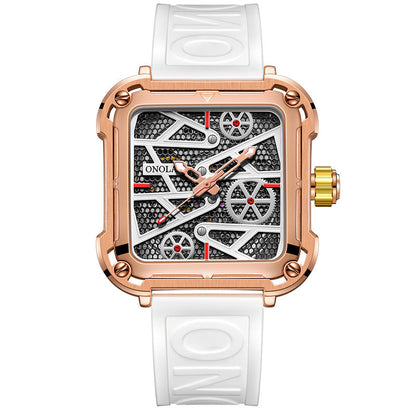 Luxury Men’s Automatic ONOLA Skeleton Watch