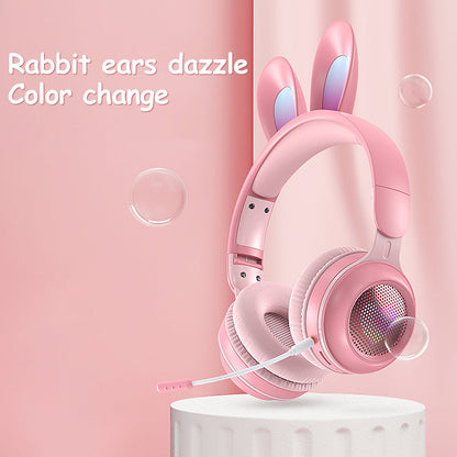 Bunny ear Bluetooth headphones