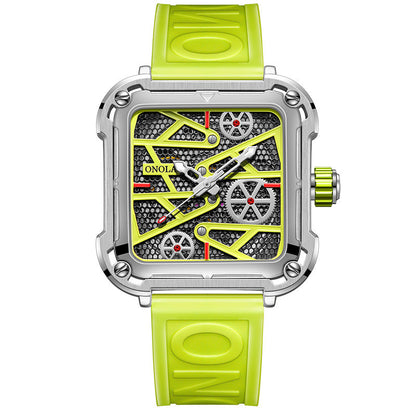 Luxury Men’s Automatic ONOLA Skeleton Watch