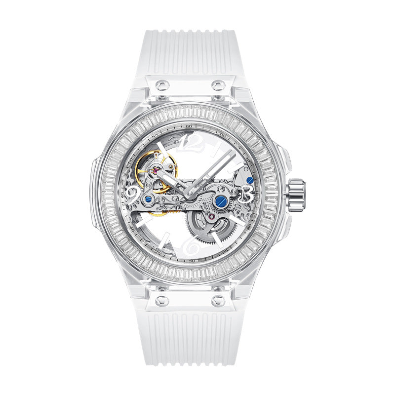 Hanboro 986-2 women's skeleton automatic mechanical watch