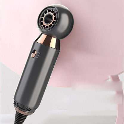 Portable, leafless hair dryer