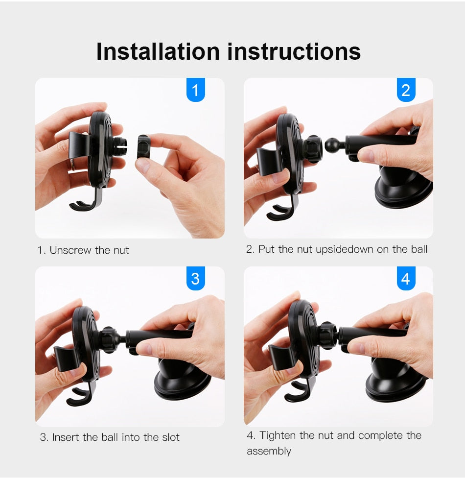 2 in1 Wireless Car Charger