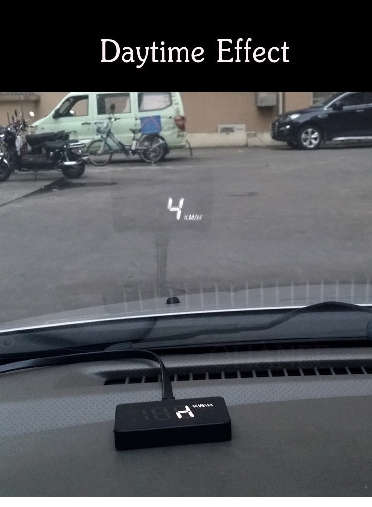Car speed projector