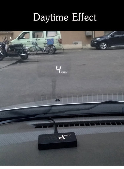 Car speed projector