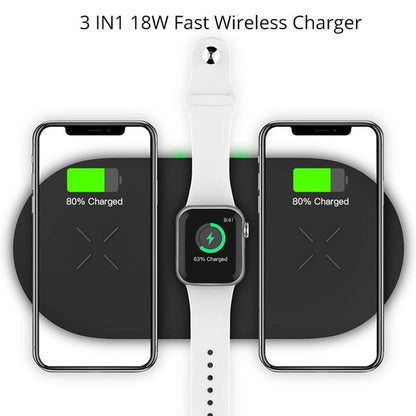 3 In1 Wireless Charging Pad