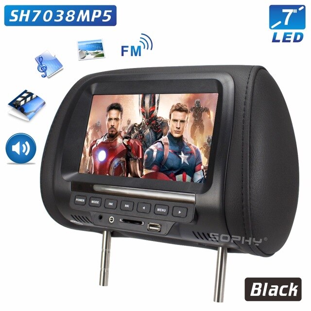 Universal 7 Inch Headrest Monitor