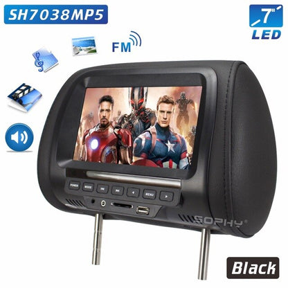 Universal 7 Inch Headrest Monitor