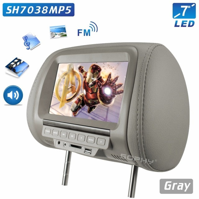 Universal 7 Inch Headrest Monitor