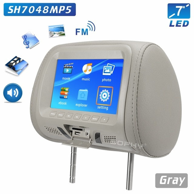 Universal 7 Inch Headrest Monitor