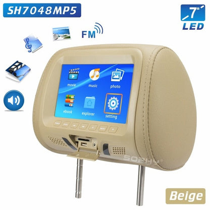 Universal 7 Inch Headrest Monitor