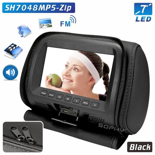 Universal 7 Inch Headrest Monitor