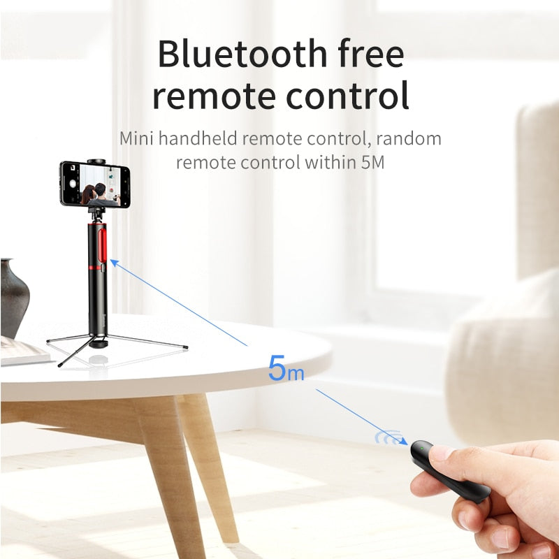 Portable Bluetooth Selfie Stick