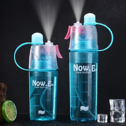 Sport spray water bottle