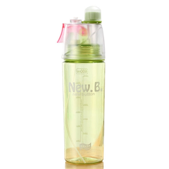 Sport spray water bottle