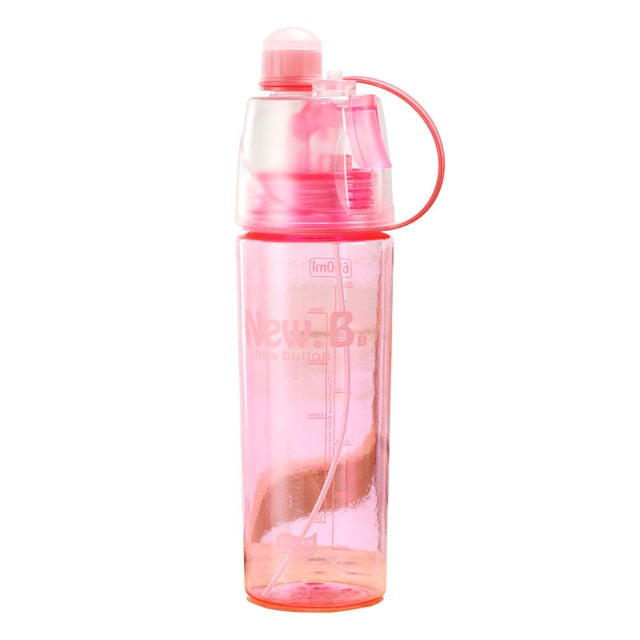 Sport spray water bottle