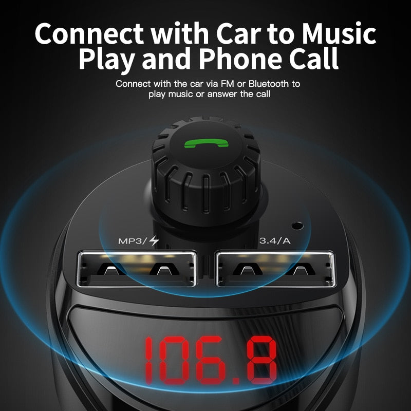 FM Transmitter Car Charger