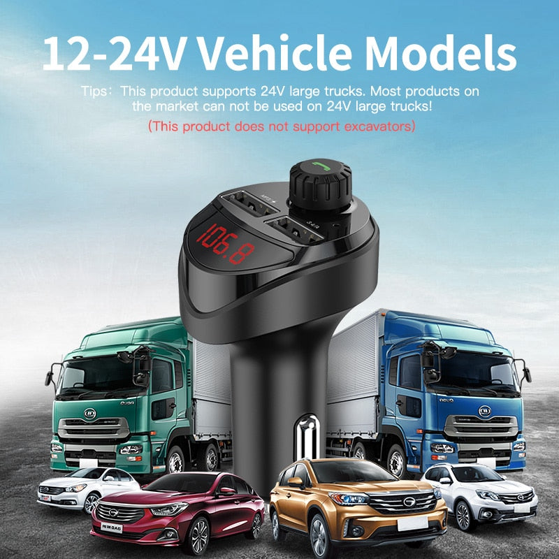 FM Transmitter Car Charger