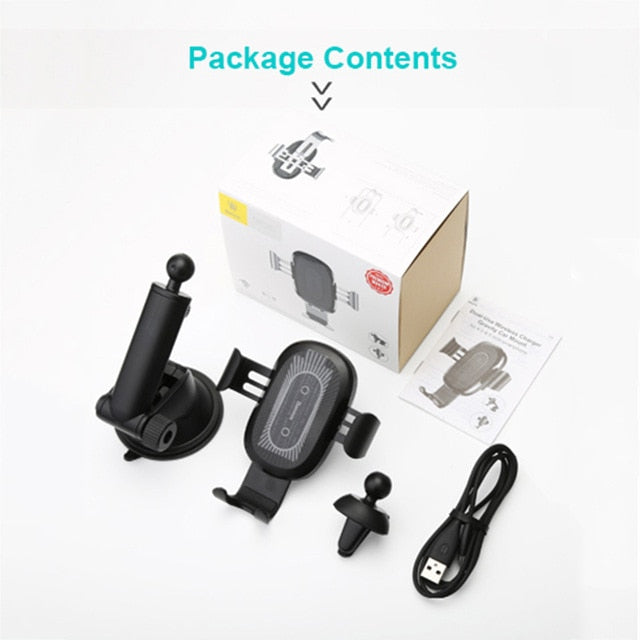 2 in1 Wireless Car Charger