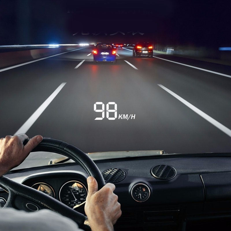 Car speed projector
