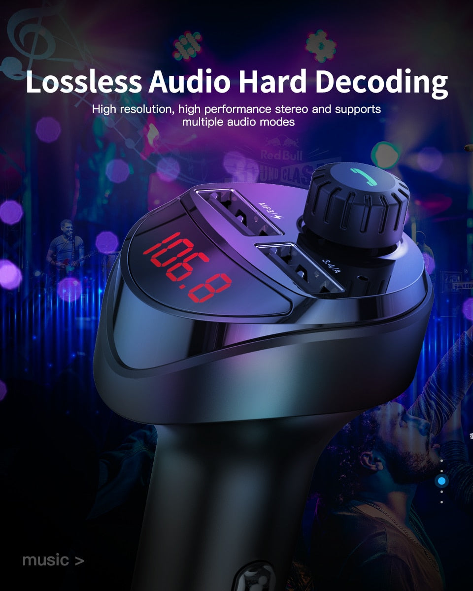 FM Transmitter Car Charger