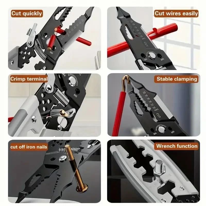 🔥New upgrade for 2025 🔥28-in-1 Multifunction Portable Wire Stripper