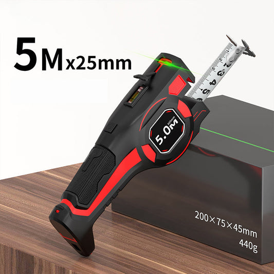 ⌛Limited-Time Offer-2-in-1 Tape Measure with Laser Guide